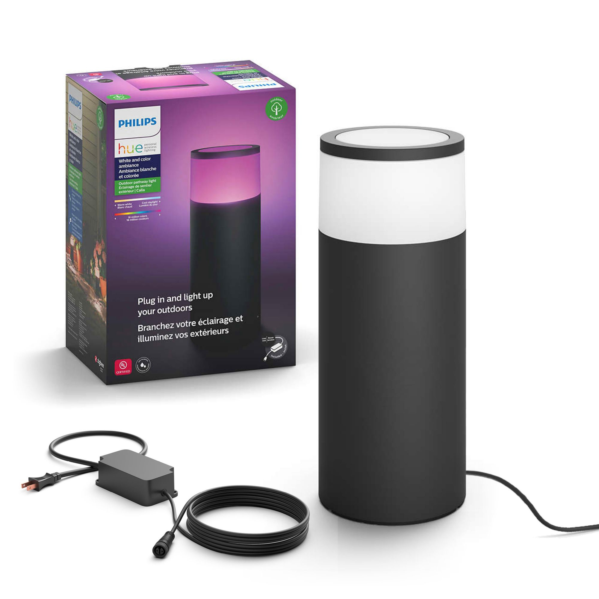 Philips by Signify Philips Hue White and colour ambience 1742130V7 Smart pedestal/post lighting Bluetooth/Zigbee – image 6