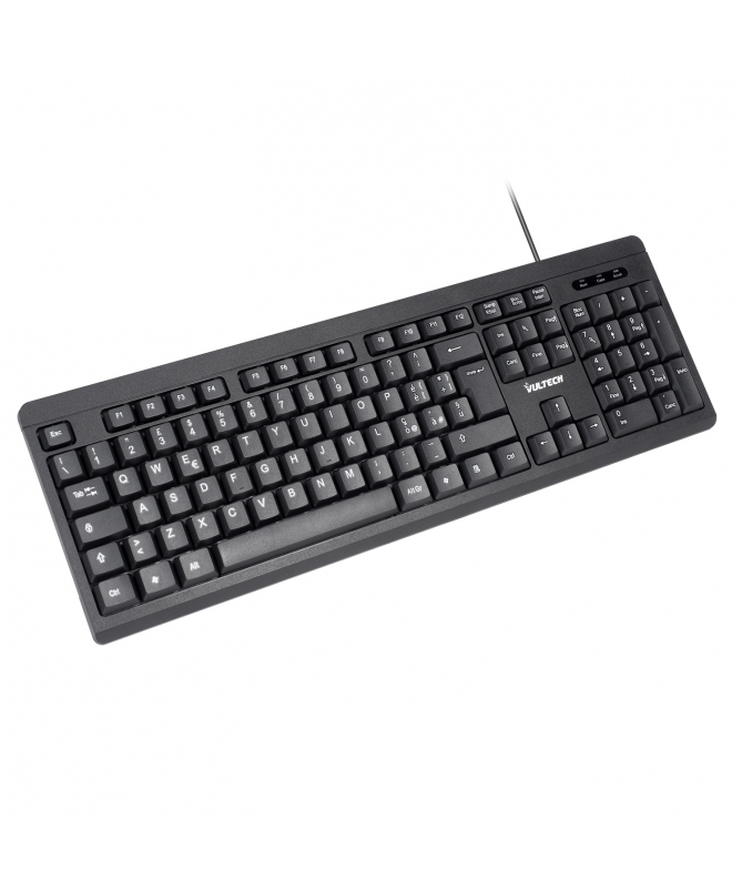 Vultech KEY-609 keyboard Office USB QWERTY Italian Black – image 2