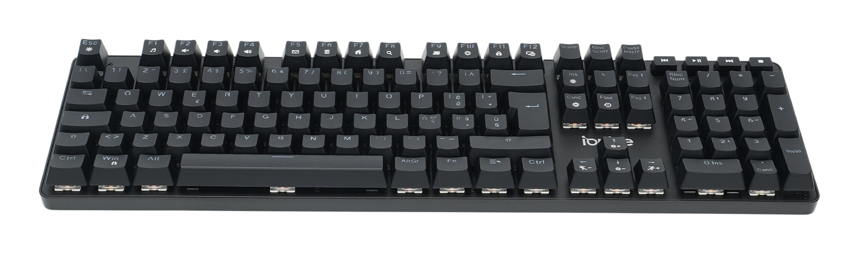 IOPLEE IOPEXTWDGKBC600 keyboard Gaming USB QWERTY Italian Black – image 2