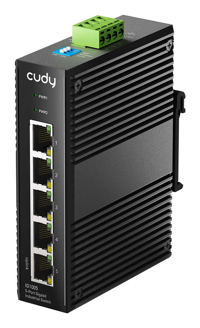 Cudy IG1005 network switch Unmanaged Gigabit Ethernet (10/100/1000) Black