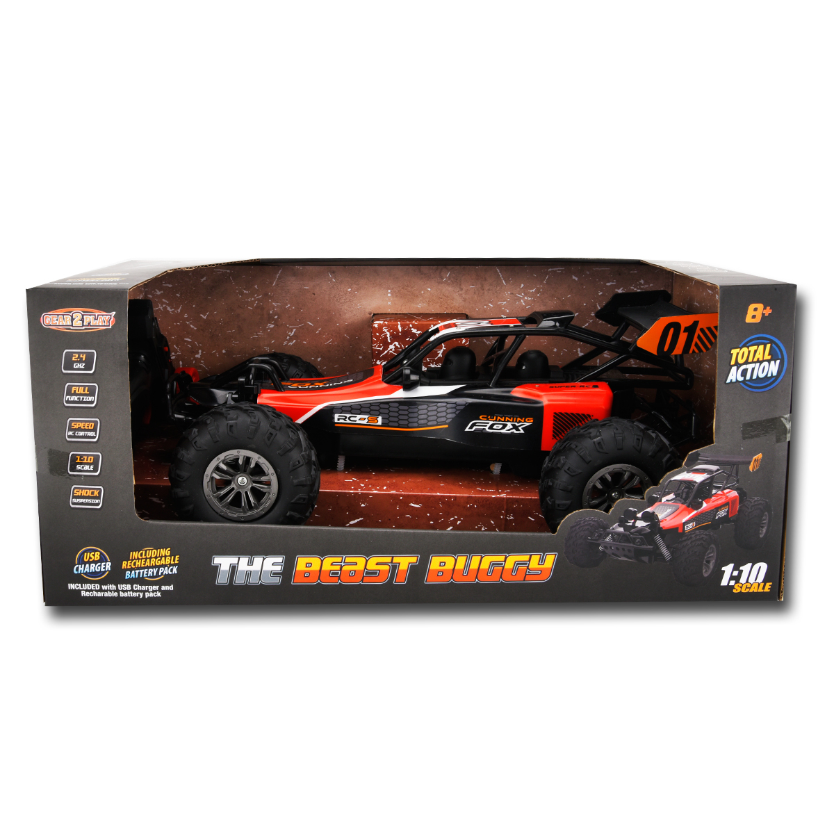 Gear2Play TR41612 Radio-Controlled (RC) model Buggy Electric engine 1:10 – image 3