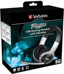 Verbatim Rapier USB Gaming Headset with Vibration – image 3
