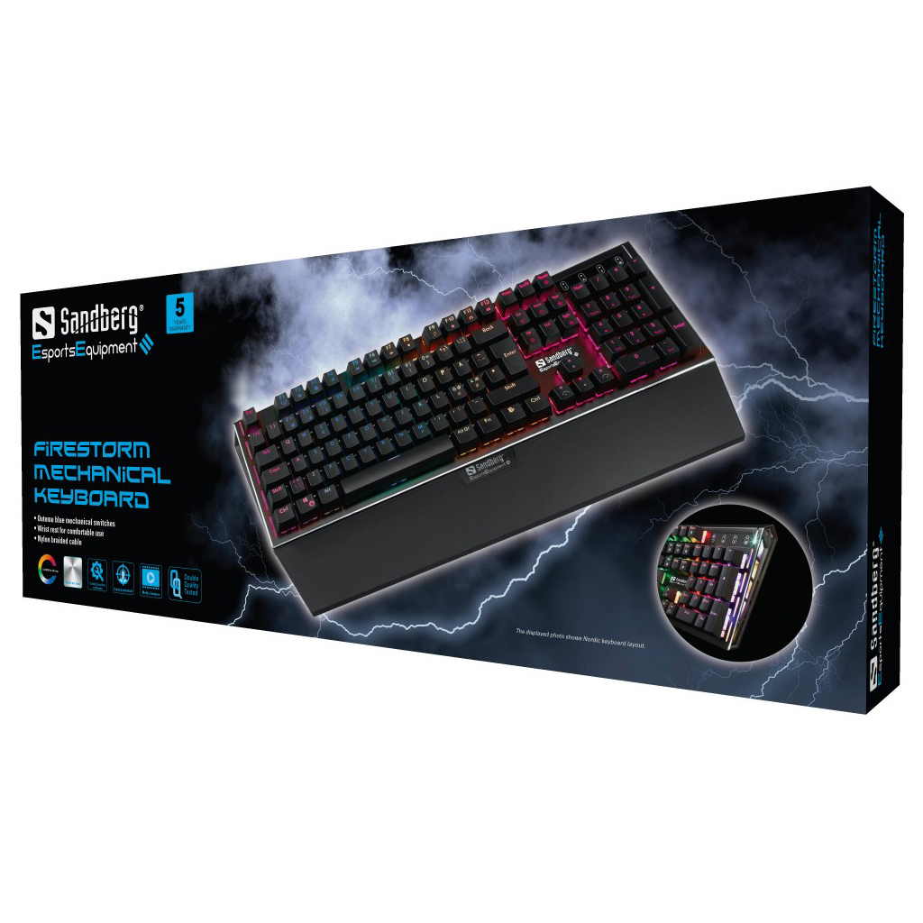 Sandberg FireStorm Mech Keyboard BE – image 2