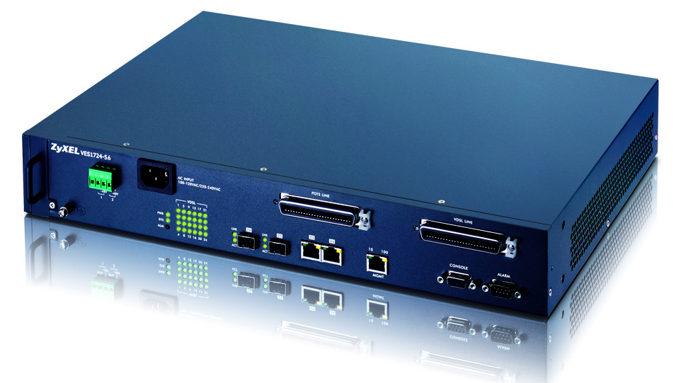Zyxel VES1724-56 Managed Gigabit Ethernet (10/100/1000) 1U Black – image 1