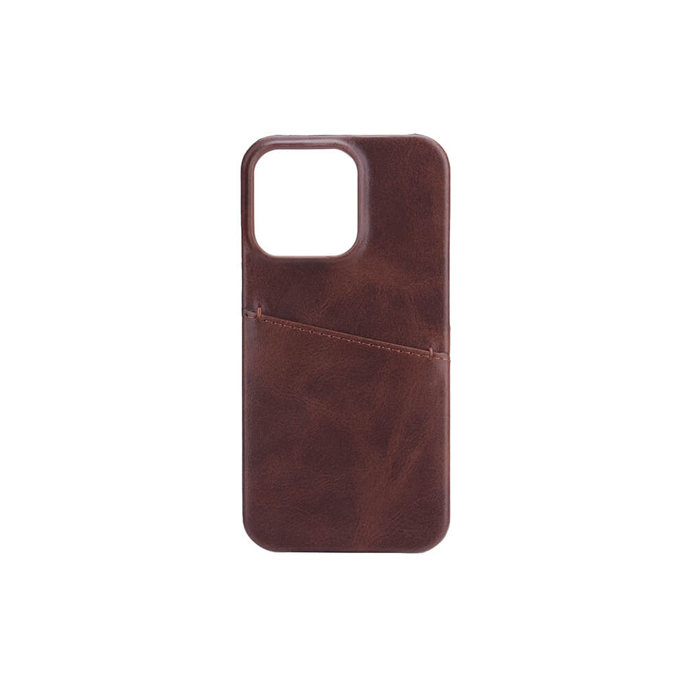 Onsala Mobile Cover Brown with Cardpocket iPhone 13 Pro