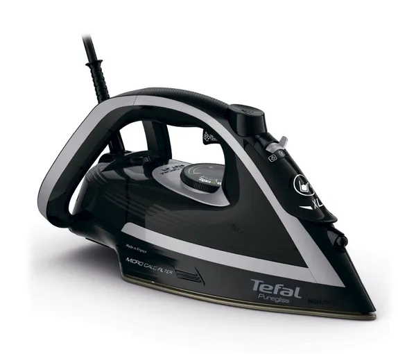 Tefal Puregliss FV8062E0 iron Dry & Steam iron Durilium AirGlide Autoclean soleplate