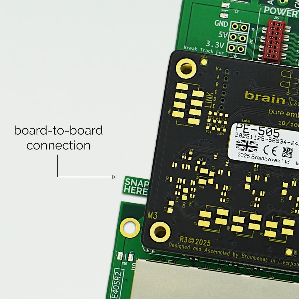 Brainboxes Pure Embedded 5 Port 10/100 Ethernet Switch Module – image 4