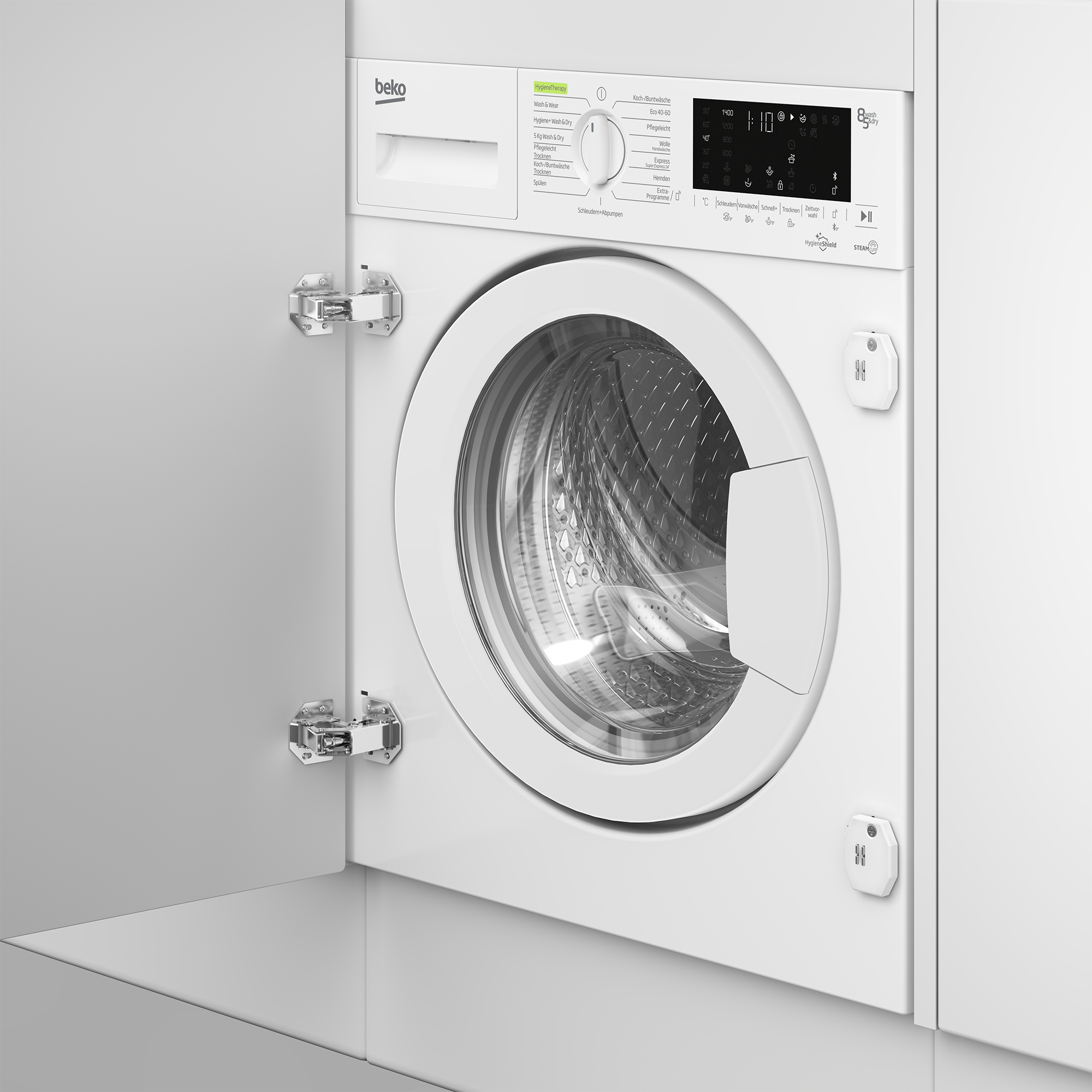 Beko WDWI85141 washer dryer Built-in Front-load White – image 2