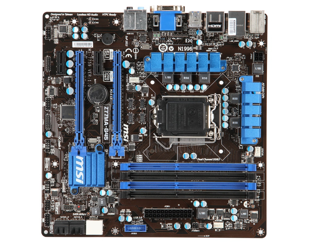 MSI Z77MA-G45 motherboard LGA 1155 (Socket H2) micro ATX – image 2