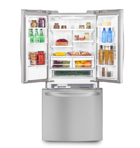 LG LFD22786ST side-by-side refrigerator Freestanding Stainless steel – image 2