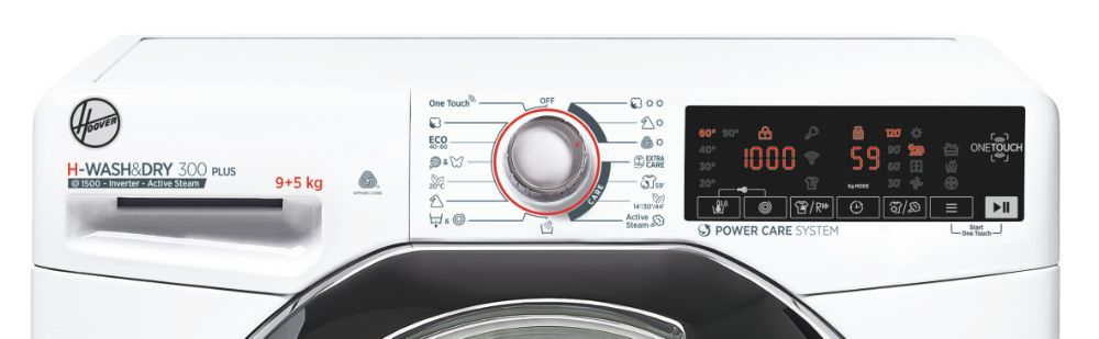 Hoover H-WASH 300 PLUS H3DS595TAMCE/1-S washer dryer Freestanding Front-load White – image 3