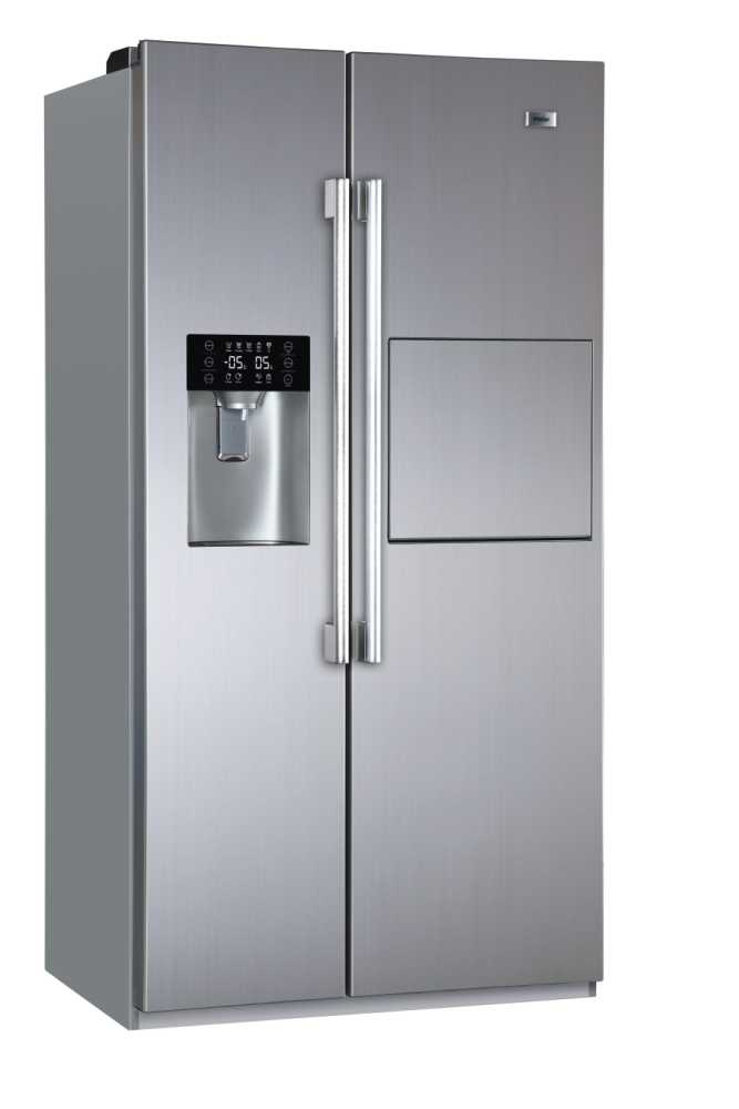 Haier HRF-629AF6 side-by-side refrigerator Freestanding Silver – image 3