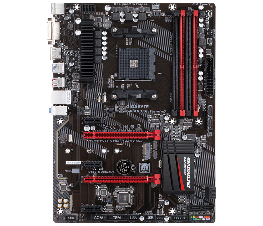 GIGABYTE GA-AB350-Gaming AMD B350 Socket AM4 ATX – image 4