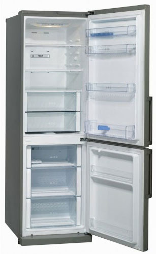 LG GA-B399PQ fridge-freezer Freestanding Silver – image 2