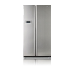 Samsung RSH5STPN side-by-side refrigerator Freestanding Stainless steel – image 1