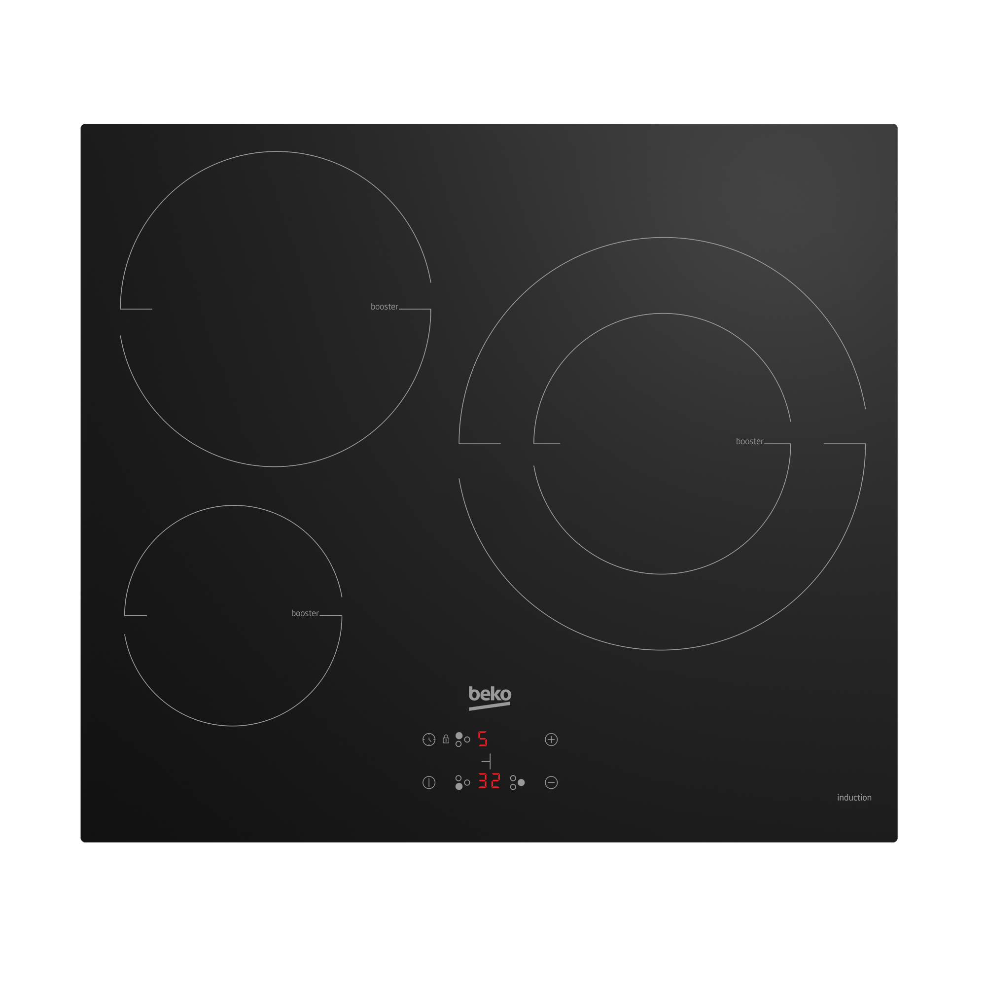Beko HII63402MT hob Black Built-in – image 1
