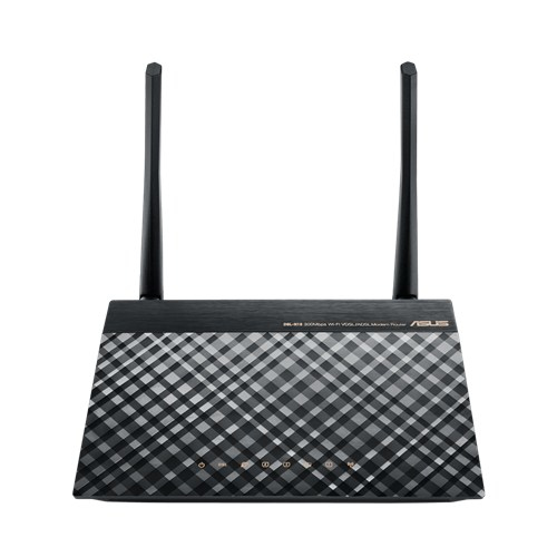 ASUS DSL-N16 wireless router Fast Ethernet Single-band (2.4 GHz) Black – image 1
