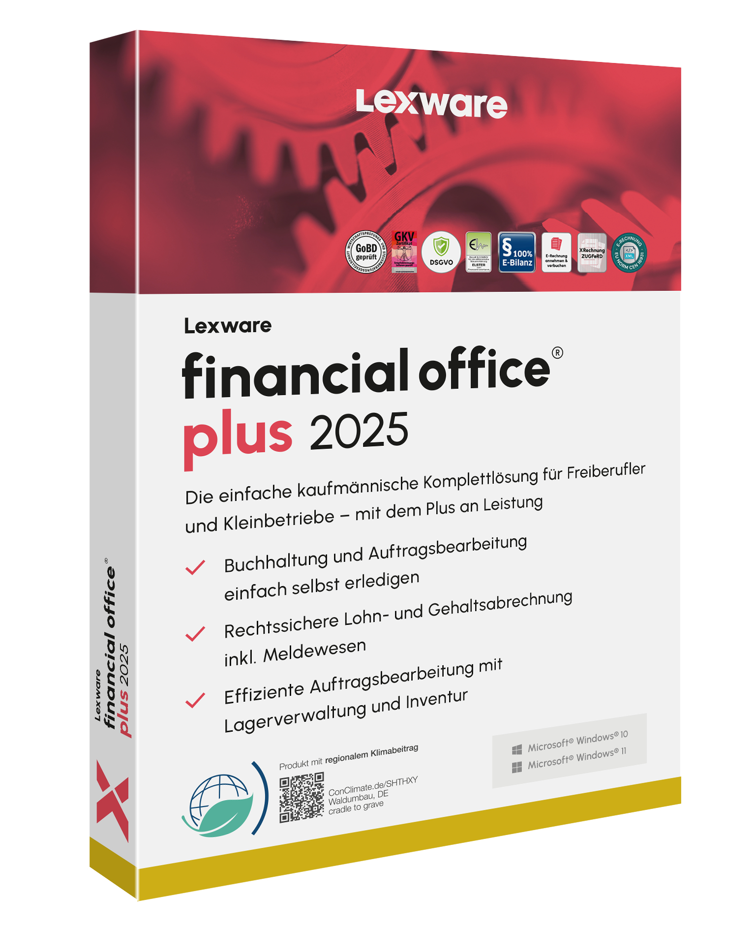 Lexware financial office plus 2025 Jahresversion (365-Tage) Contabilità 1 anno/i