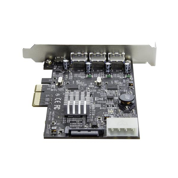 StarTech.com 4-Port USB 3.1 PCIe Card - 3x USB-A and 1x USB-C - 2x Dedicated Channels – image 3