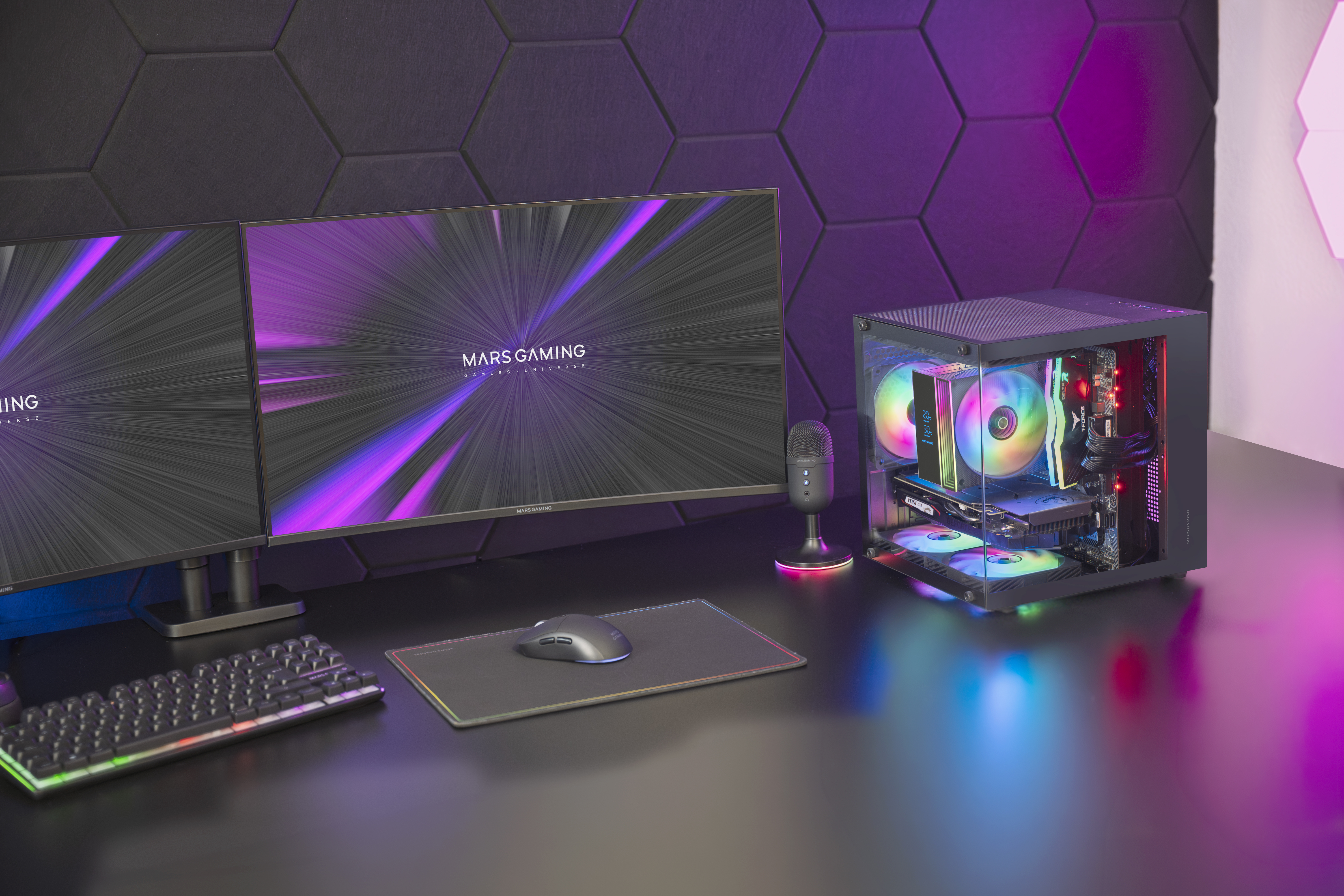 Mars Gaming MC-CUBE computer case Mini Tower Black image 10