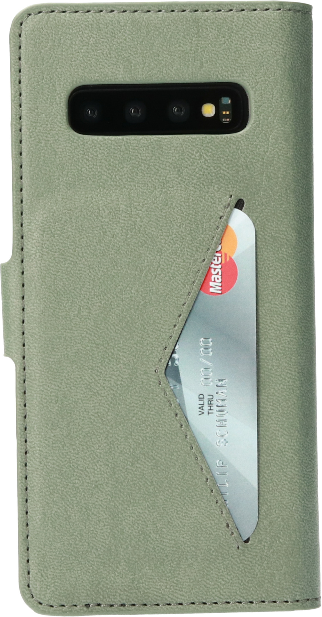 Mobiparts Classic Wallet Case Galaxy S10 Stone Green – image 5