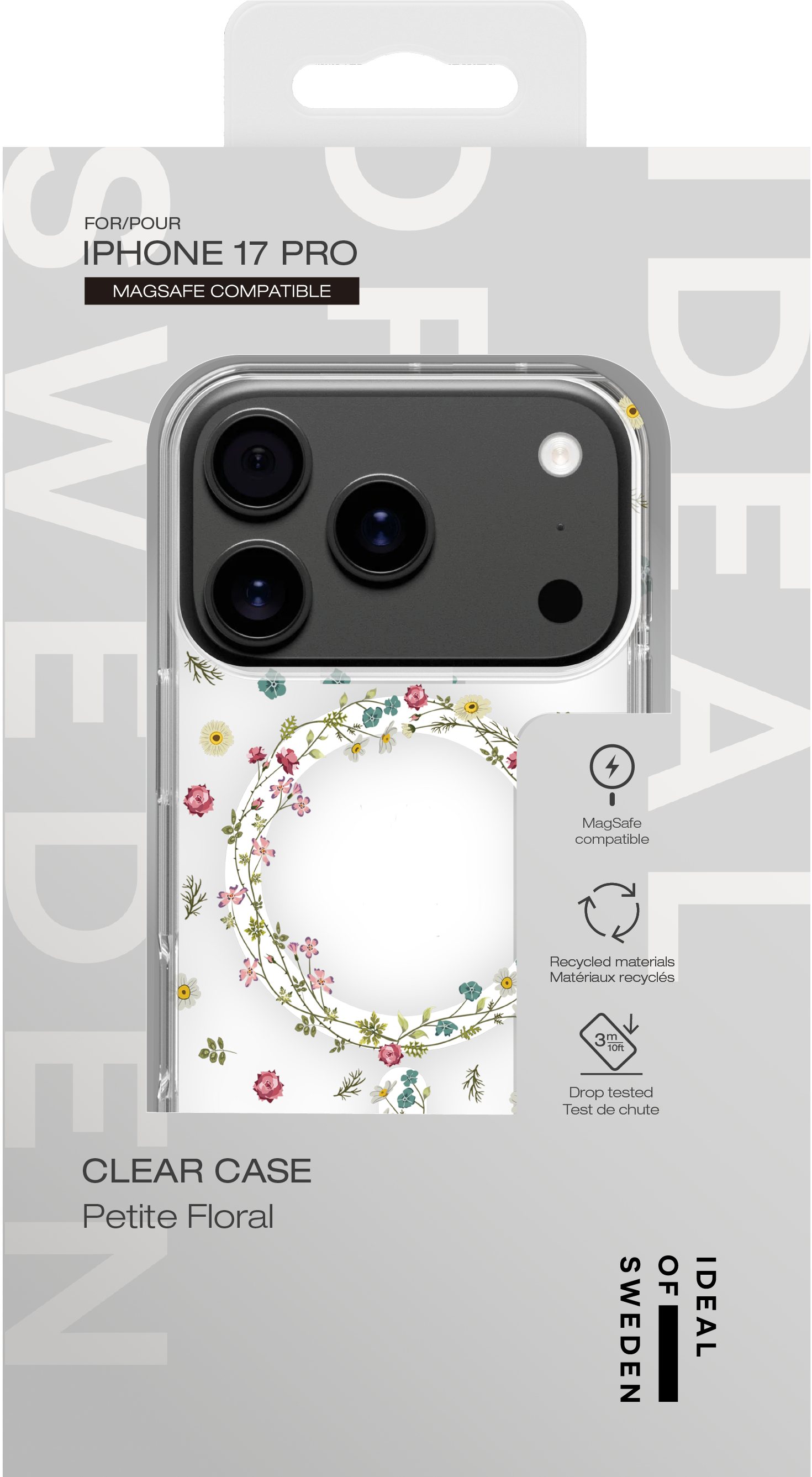 iDeal of Sweden Clear Case MagSafe iPhone 17 Pro Petite Floral – image 3