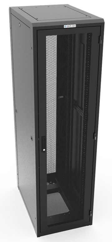 Vertiv GL720E-2432-B-SQM6MS rack cabinet 37U Freestanding rack Black