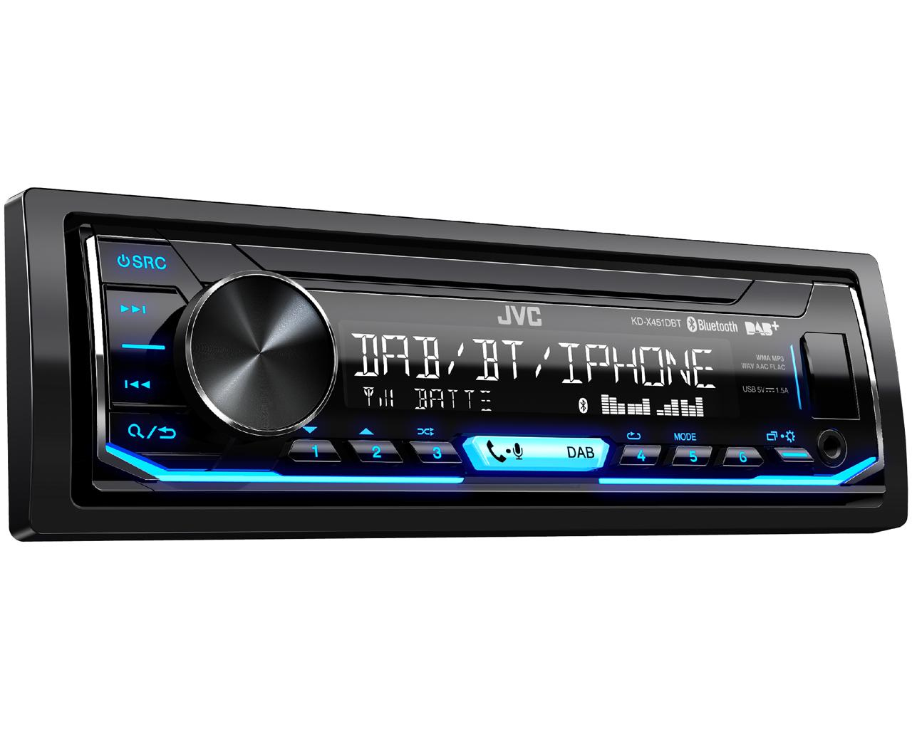 JVC KD-X451DBT Black – image 2