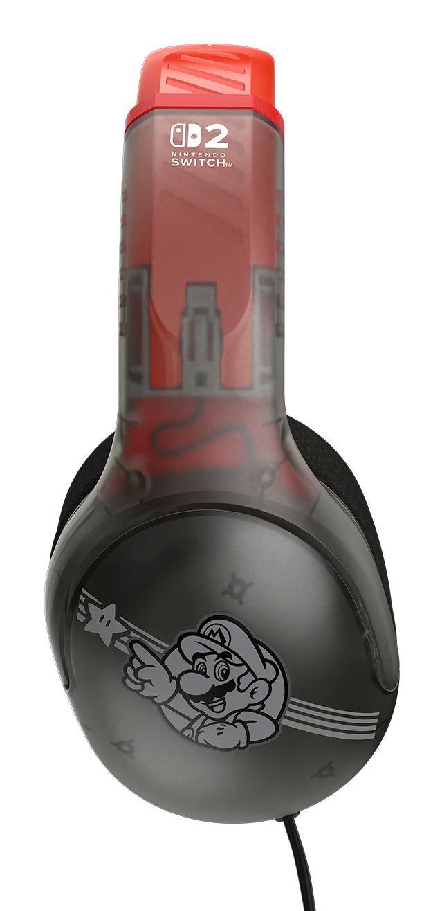 Turtle Beach Airlite Fit Mario Star Casque de Gaming Filaire sous Licence Officielle pour Nintendo Switch 2