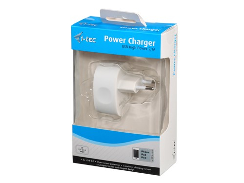 i-tec POWERCH mobile device charger Mobile phone, MP3, Tablet White AC Indoor – image 3