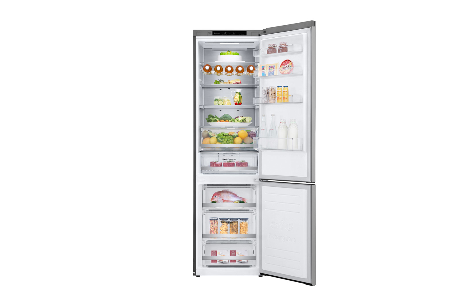 LG GBB72SAVXN fridge-freezer Freestanding – image 2