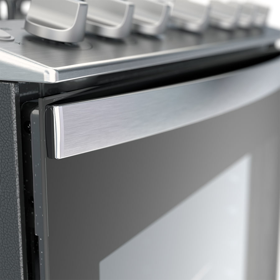 Whirlpool WFR3300D cooker Freestanding cooker Gas Grey – image 4