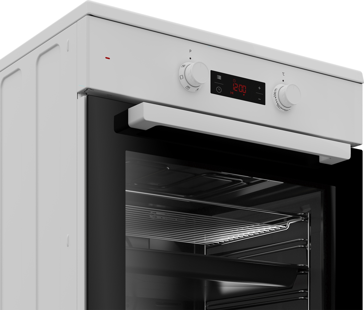 Beko FSE69303MWC cooker Freestanding cooker Electric Zone induction hob White – image 2
