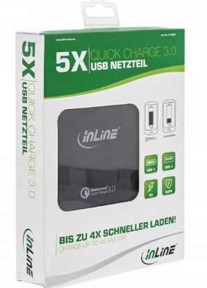 InLine 31509S mobile device charger Universal Black AC Indoor – image 2