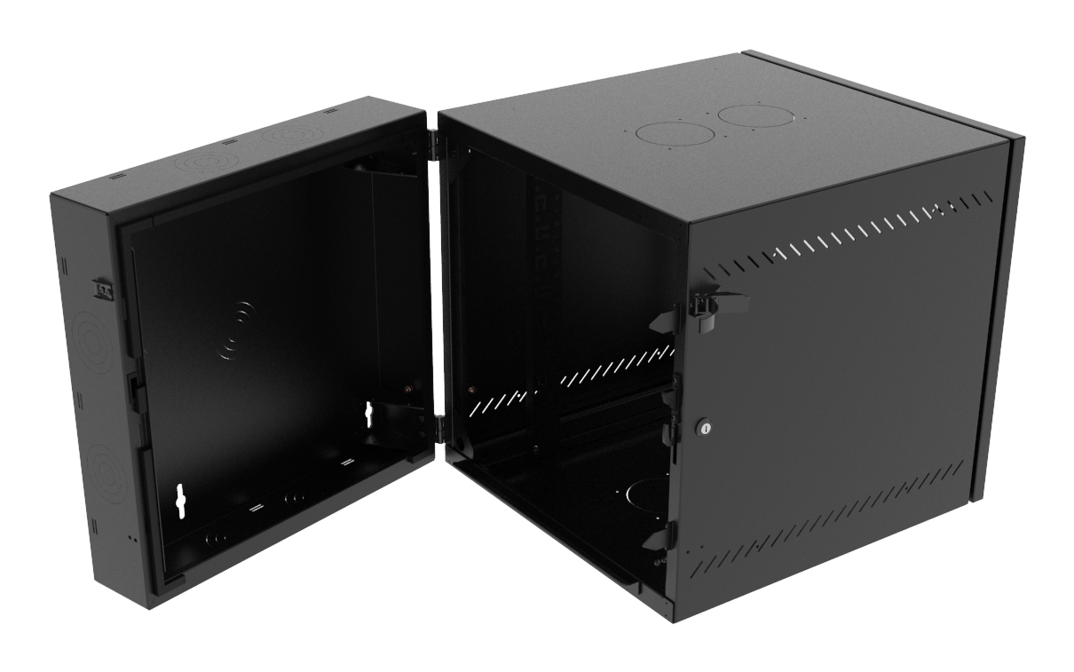 Vertiv VR Rack GL24WMCMP-B-SE-00-00 rack cabinet 12U Wall mounted rack Black – image 4