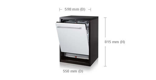 Samsung DW-BG772B dishwasher Fully built-in 14 place settings – image 4