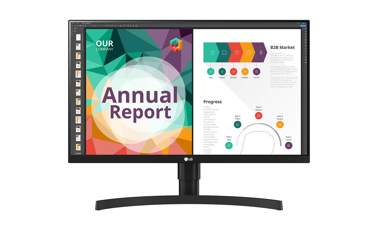 LG 27BN85U-B computer monitor