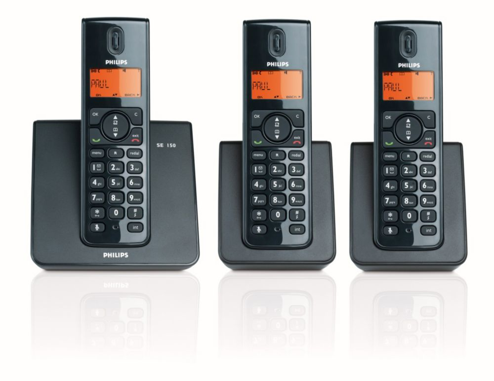 Philips SE1503B/22 telephone Caller ID Black