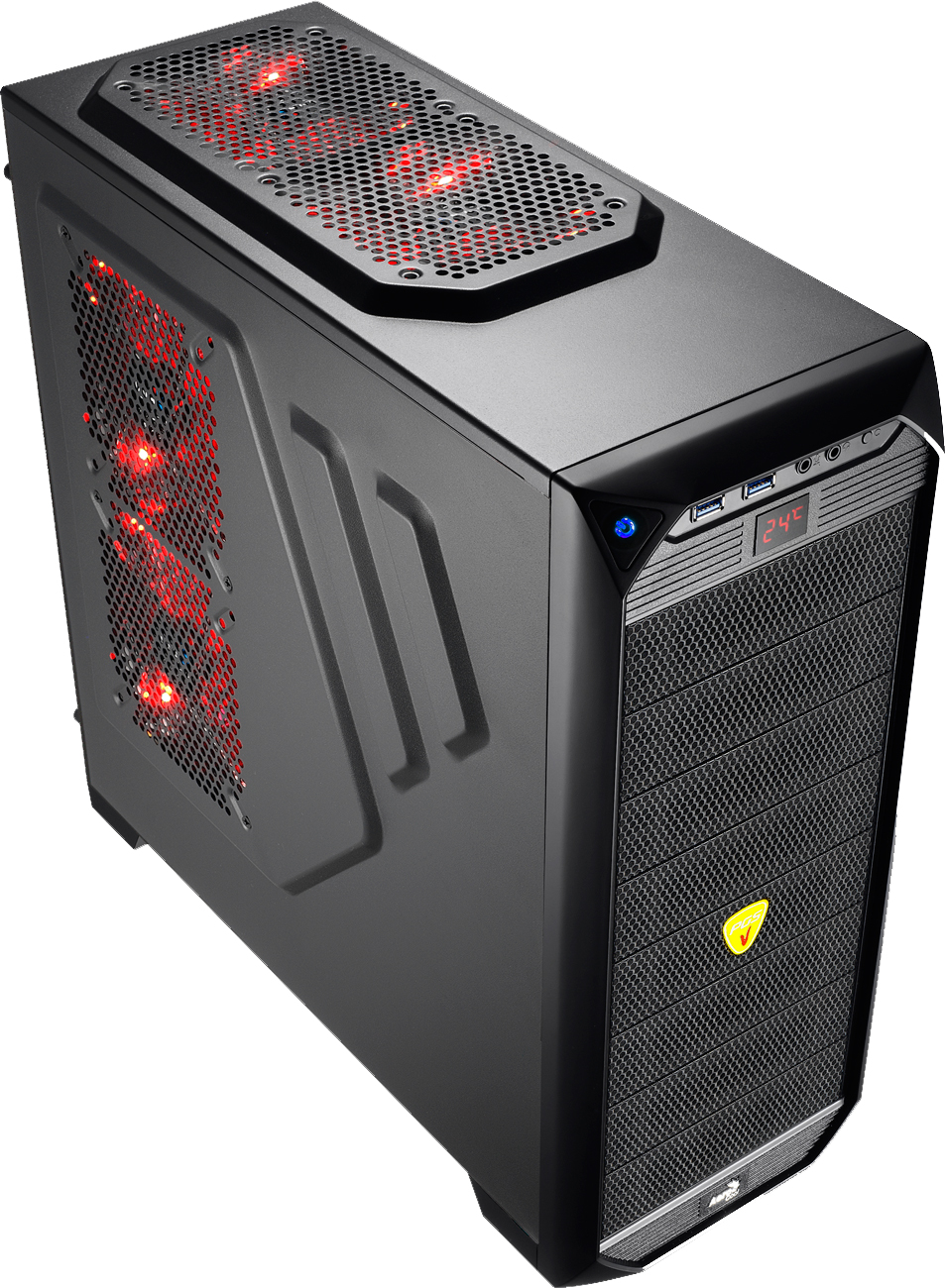 Aerocool VS92BK computer case Midi Tower Black – image 8