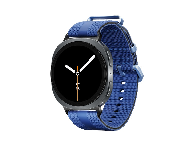 Samsung Galaxy Watch 8, Bluetooth, 40mm, Sport Band, Graphite, S/M + Athleisure Band, Blue, S/M