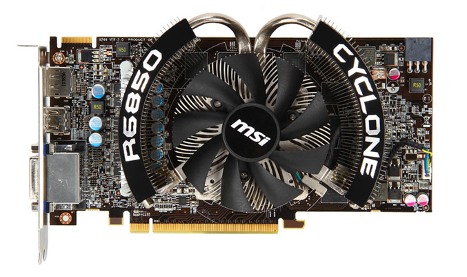 MSI 00V244-002R graphics card AMD Radeon HD6850