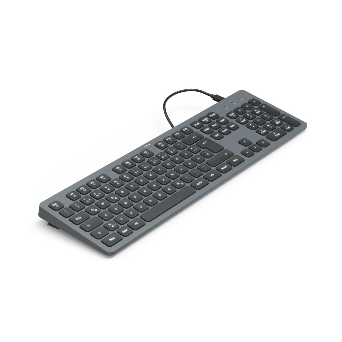 Hama CK-400 keyboard Home/Office USB QWERTZ German Black, Dark Grey – image 4