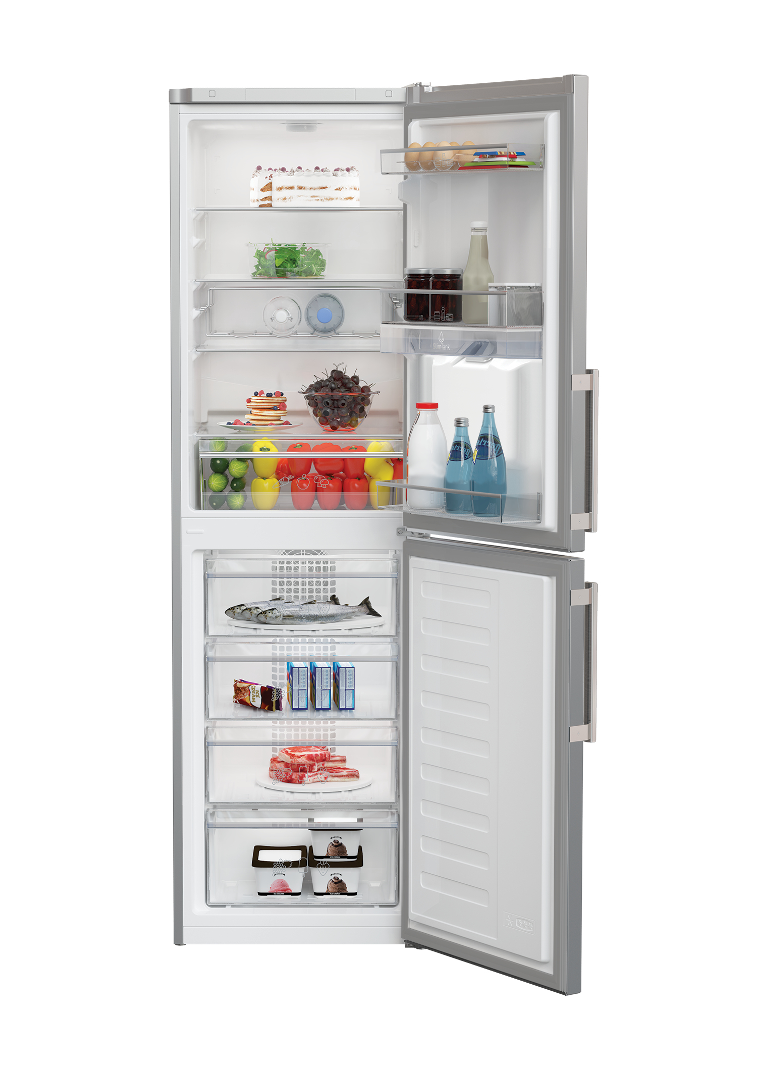 Grundig GKF35810DN Frost Free Fridge Freezer with Water Dispenser – image 2