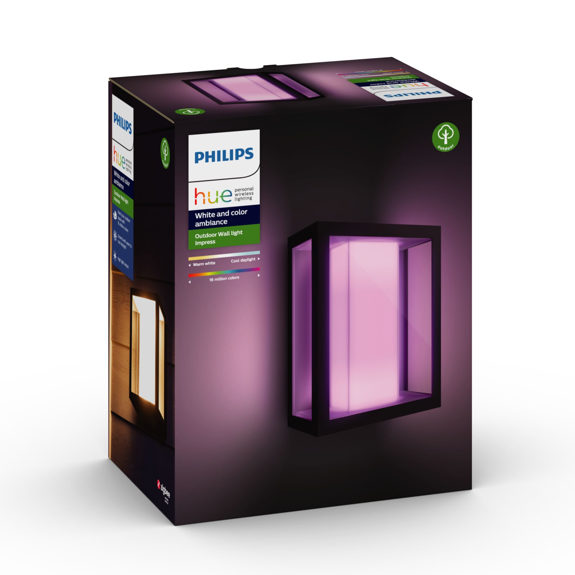 Philips by Signify Philips Hue White and colour ambience Impress Outdoor Wall Light – image 6