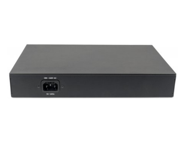 Intellinet 561051 network switch Managed Gigabit Ethernet (10/100/1000) Power over Ethernet (PoE) 1U Black – image 4
