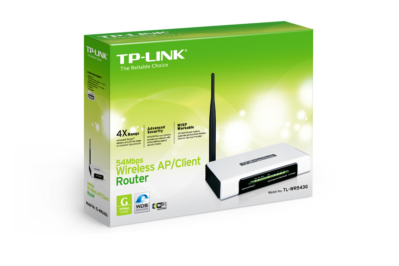 TP-Link TL-WR543G wireless router Fast Ethernet Black, White – image 5