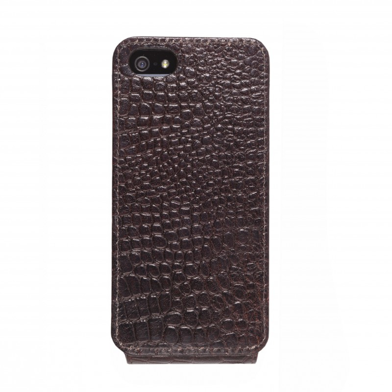 dbramante1928 flip-down case for iPhone 5 - Crocodile brown – image 6