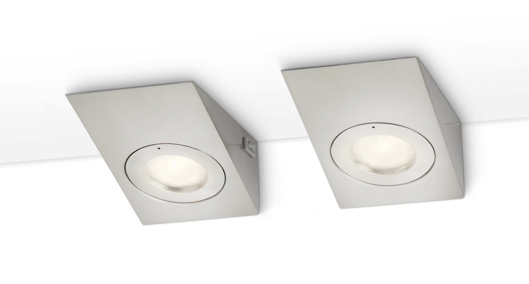 Philips myKitchen 597011716 Kabin Altı Lamba, Krom, Metal, 2x G4 Halojen, Dimmer