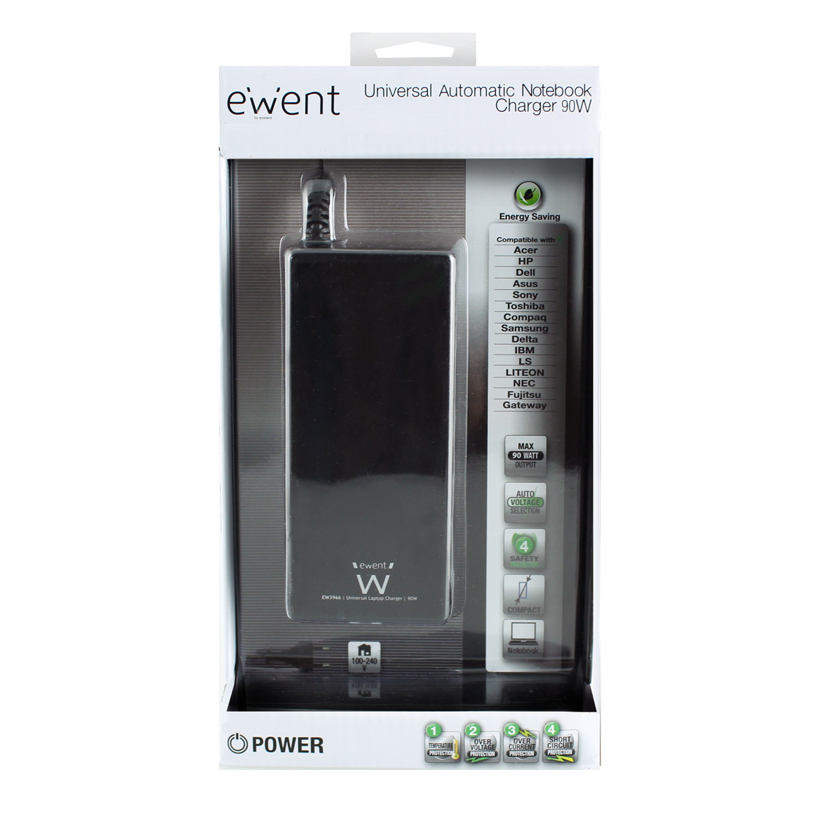 Ewent EW3966 power adapter/inverter Indoor – image 2
