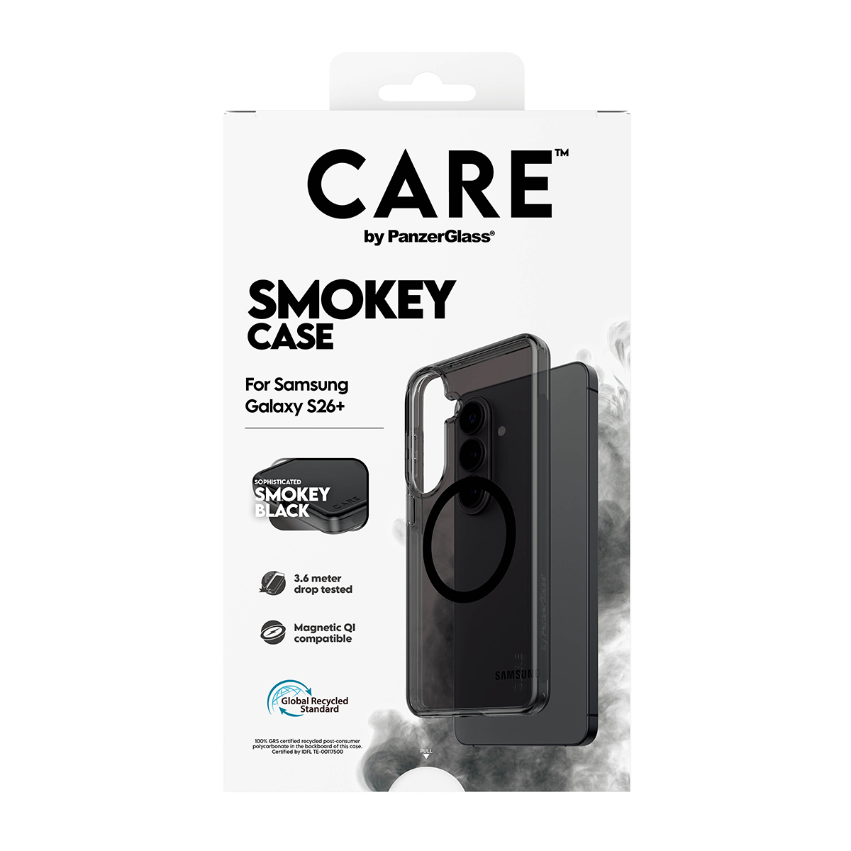 PanzerGlass CARE™ by PanzerGlass® Smokey Case w. Black Qi Samsung Galaxy S26+ – image 3